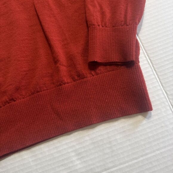 Rodd & Gunn 100% Extra Fine Merino Wool Red Long Sleeve Sweater Mens M (Flaw) - Picture 6 of 10